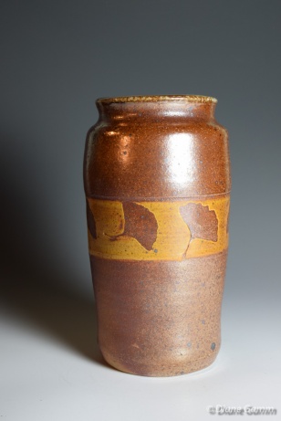 Vase with Gingko Leaves